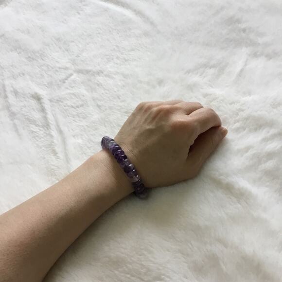 Rare Purple Beads Bracelet - Picture 4 of 5